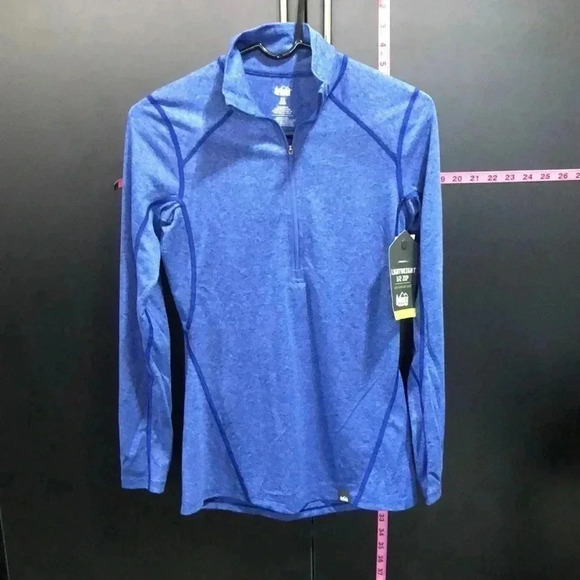 REI Co-op Lightweight half zip,fitted,pull over jacket,odor control base layer - Picture 1 of 9